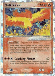 Pokemon EX Fire Red & Leaf Green Ultra Rare Card - Moltres ex 115/112