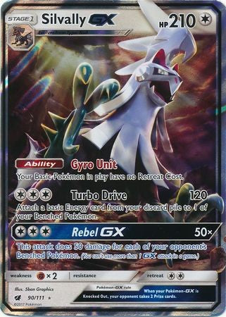Silvally GX 90/111 Ultra Rare - Pokemon Crimson Invasion Card