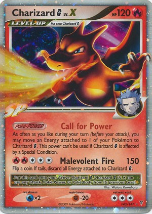 Pokemon Supreme Victors Ultra Rare Card - Charizard G LV.X 143/147