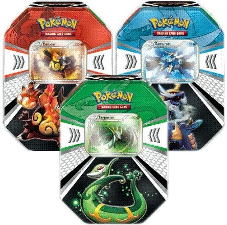 Pokemon Black & White Evolved Battle Action Fall 2011 Tin Set