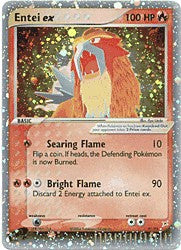 Pokemon EX Aqua vs Magma Ultra Rare Card - Entei ex 91/95
