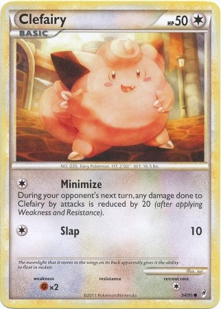 Pokemon Call Of Legends Clefairy 54/95 Common Card