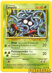 Pokemon Base Set 2 Common Card - Tangela 96/130