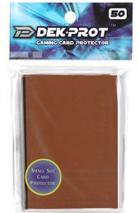 Dek Prot YuGiOh Sized Card Sleeves - Mocha Brown (50 Card Sleeves)