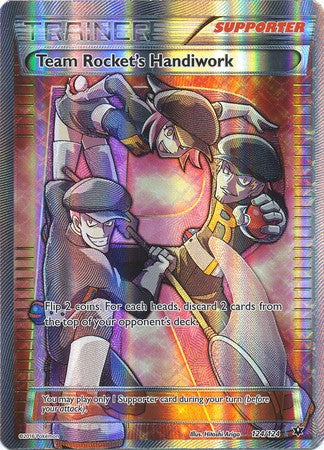Team Rocket's Handiwork 124/124 Full Art - Pokemon XY Fates Collide Card