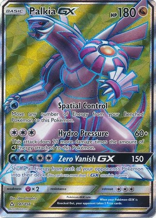 Palkia GX 147/156 Full Art - Pokemon Ultra Prism