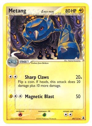 Pokemon EX Delta Species- Metang
