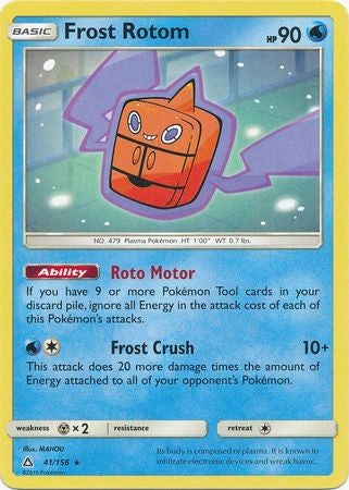 Frost Rotom 41/156 Rare - Pokemon Ultra Prism