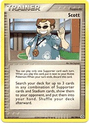 Pokemon EX Emerald Uncommon Card - Scott 84/106