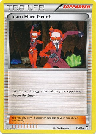 Team Flare Grunt 73/83 Uncommon - Pokemon Generations Card