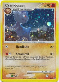 Pokemon Diamond & Pearl Holo Rare Promo Card - Cranidos DP07