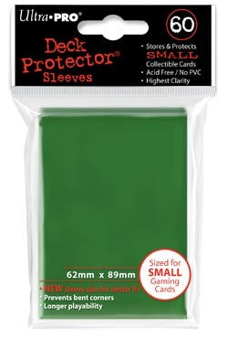 Ultra Pro Small Sized Sleeves - Green (60 Card Sleeves)
