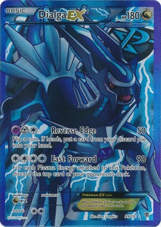 Dialga EX 99/101 - Pokemon Plasma Blast Full Art Ultra Rare Card