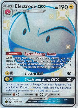 Electrode GX - SV57/SV94 - Shiny Ultra Rare Sun & Moon: Hidden Fates Singles