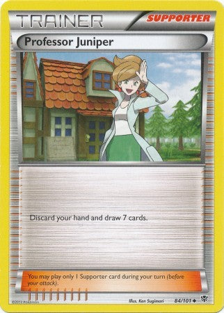 Professor Juniper 84/101 - Pokemon Plasma Blast Uncommon Trainer Card