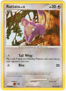 Pokemon Secret Wonders Common Card - Rattata 103/132