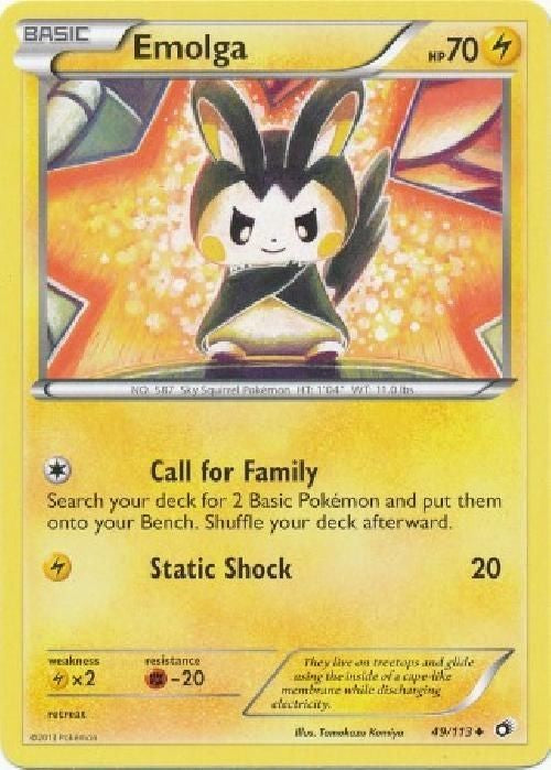 Emogla 49/113 - Pokemon Legendary Treasures Uncommon Card