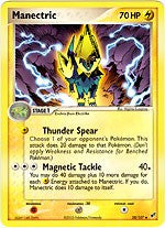 Pokemon EX Deoxys Uncommon Card - Manectric 38/107