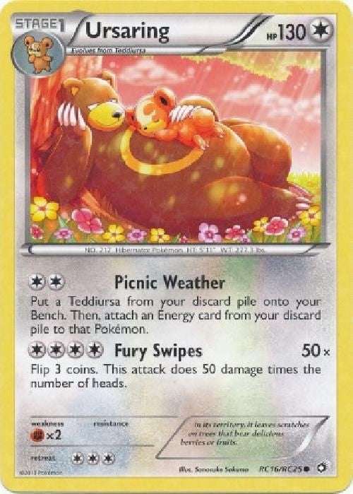 Ursaring RC16/RC25 - Pokemon Legendary Treasures Radiant Common Card