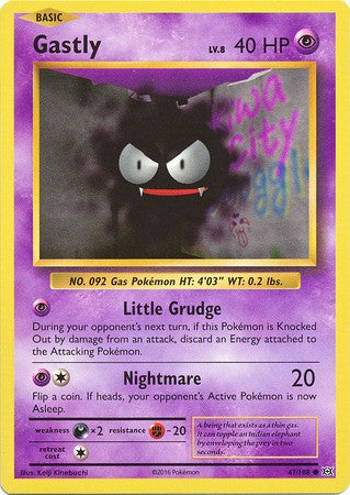 Gastly 47/108 Common - Pokemon XY Evolutions Single Card
