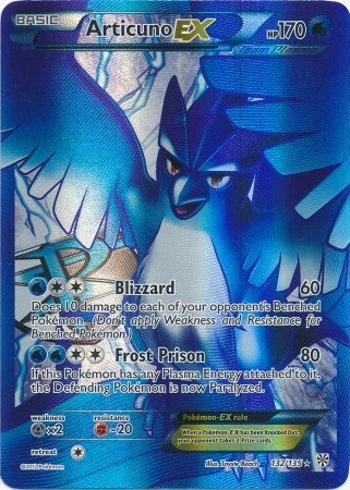 Articuno EX 132/135 - Pokemon Plasma Storm Full Art Ultra Rare Card