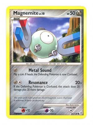 Pokemon Diamond & Pearl Common Card - Magnemite 87/130