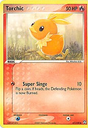 Pokemon EX Power Keepers Common Card - Torchic 67/108