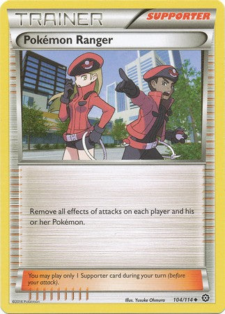 Pokemon Ranger 104/114 Uncommon - Pokemon XY Steam Siege Card