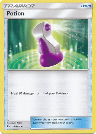 Potion 127/149 Uncommon - Pokemon Sun & Moon Base Set Single Card