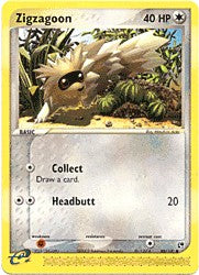 Pokemon Sandstorm Common Card - Zigzagoon 85/100