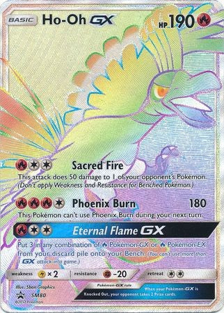 Ho-Oh GX - SM80 - Full Art Rainbow Promo