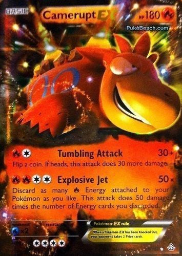 Camerupt EX 29/160 Ultra Rare - XY Primal Clash Single Card