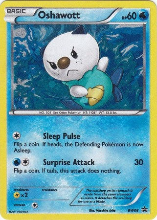 Oshawott BW08 - Pokemon Black & White Holo Promo Card