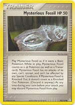 Pokemon EX Holon Phantoms - Mysterious Fossil HP 50