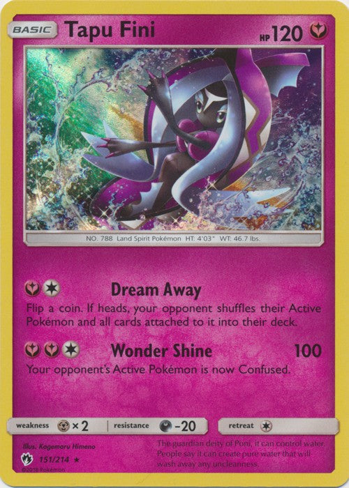 Tapu Fini - 151/214 Pokemon » SM Lost Thunder HR