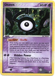 Pokemon ex Unseen Forces - Unown S