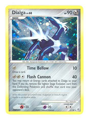 Pokemon Diamond & Pearl Holo Rare Card - Dialga 1/130