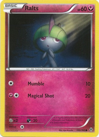 Ralts 100/162 Common - Pokemon XY Break Through Card