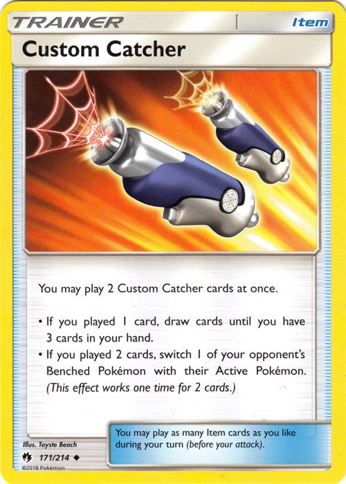 Custom Catcher - 171/214 Pokemon » SM Lost Thunder Uncommon