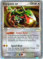 Pokemon EX Deoxys Ultra Rare Card - Rayzquaza ex 102/107