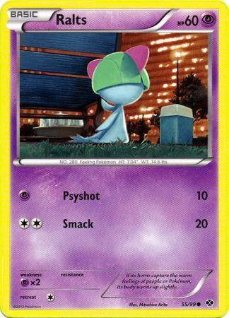 Pokemon Next Destinies Common Card - Ralts 55/99