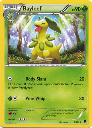 Bayleef 2/122 Uncommon - Pokemon XY Breakpoint Card