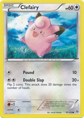 Clefairy 97/135 - Pokemon Plasma Storm Common Card