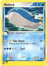 EX Ruby & Sapphire - Wailord Holofoil
