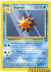 Pokemon Base Set 2 Common Card - Starmie 94/130