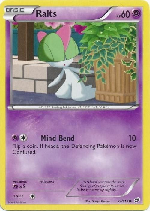 Ralts 59/113 - Pokemon Legendary Treasures Common Card