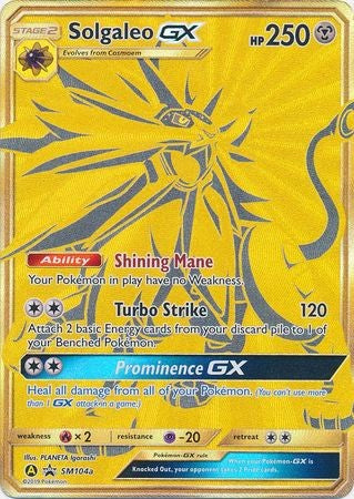 Solgaleo GX - SM104a - Promo Pokemon Sun & Moon Promos