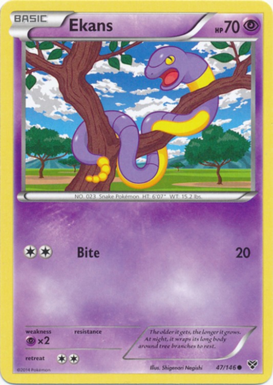Ekans 47/146 - Pokemon XY Common Card