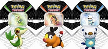 Pokemon 2011 Trading Card Game SET of 3 Spring Sneak Peek Tins