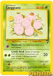 Pokemon Base Set 2 Common Card - Exeggcute 74/130